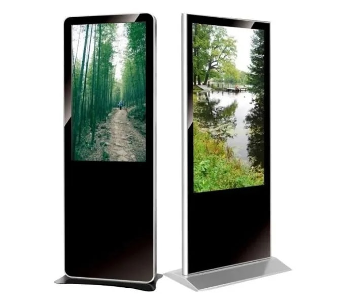 Сенсорная информационная видеостойка, 32″
